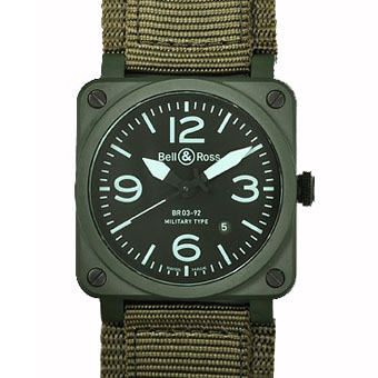 BELL＆ROSS ベル&ロス スーパーコピー BR03-92 MILITARY CERAMIC セラミック ブラック